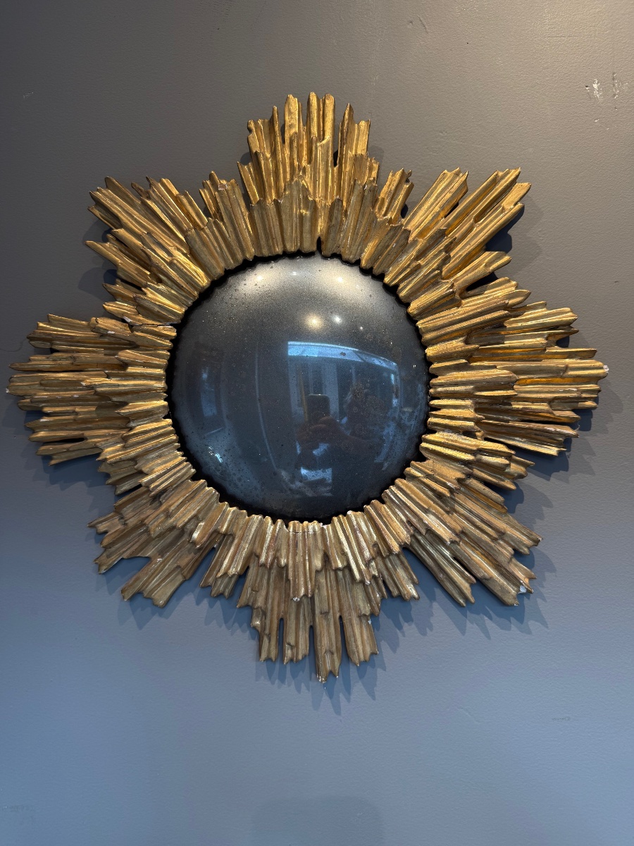 Pair Of Sun-shaped Mirrors -photo-2