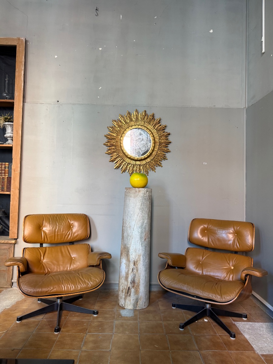 Paire de fauteuils Loundge Eames