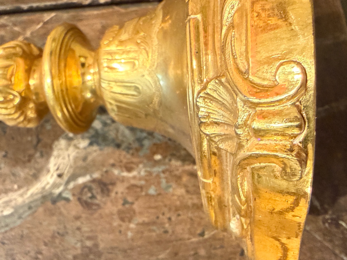 Pair Of Torches From The Louis XV Period-photo-1