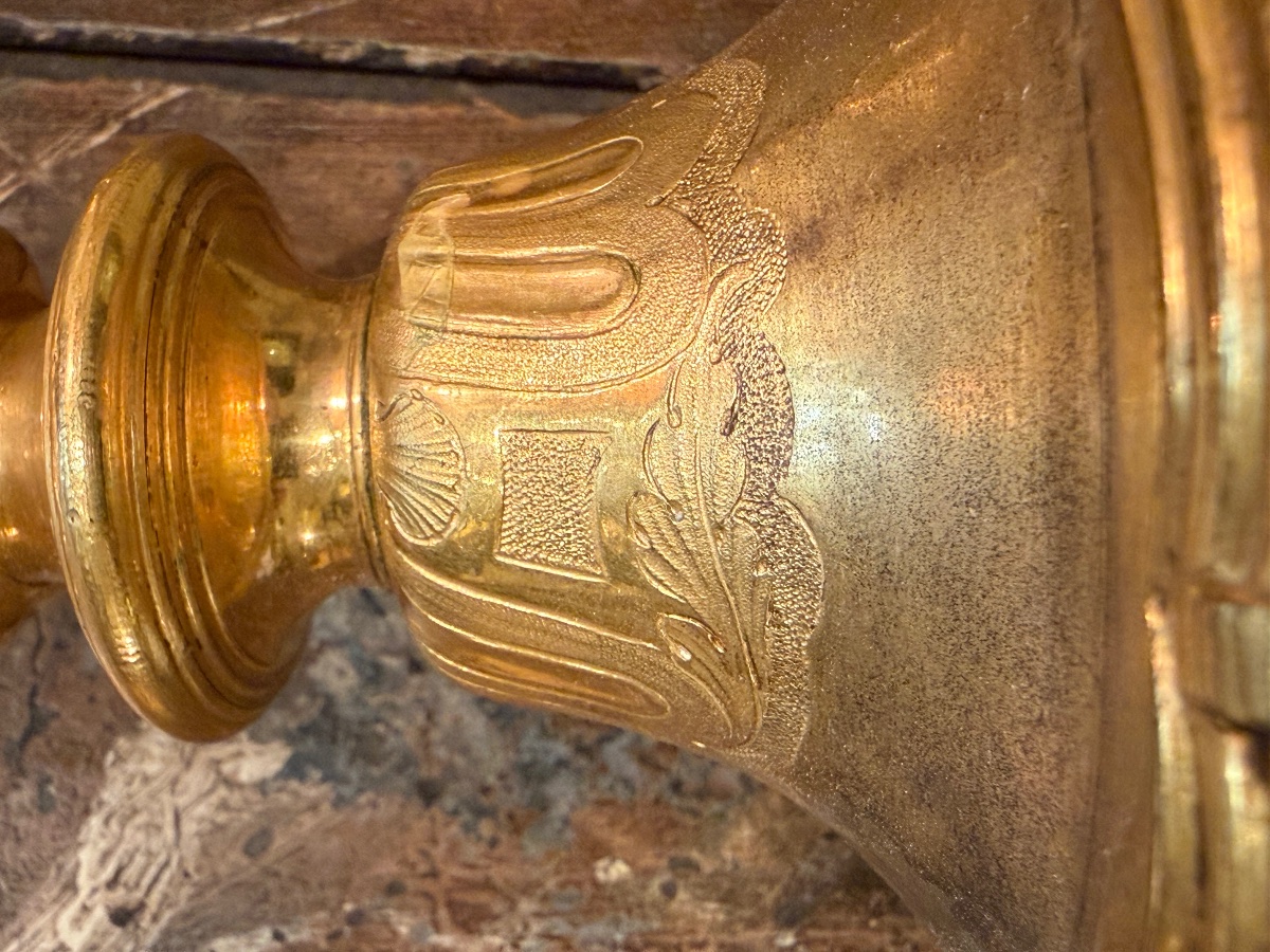 Pair Of Torches From The Louis XV Period-photo-3