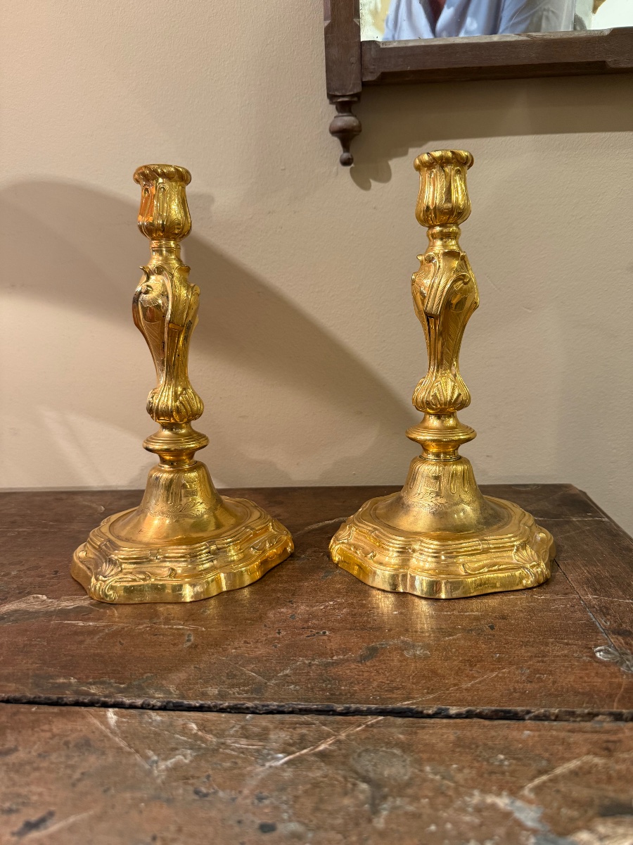 Pair Of Torches From The Louis XV Period