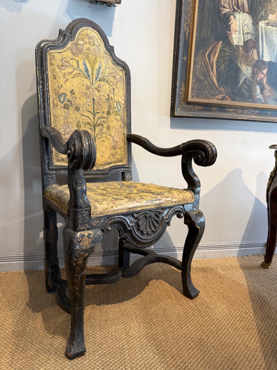 Fauteuil XVIIeme-photo-2