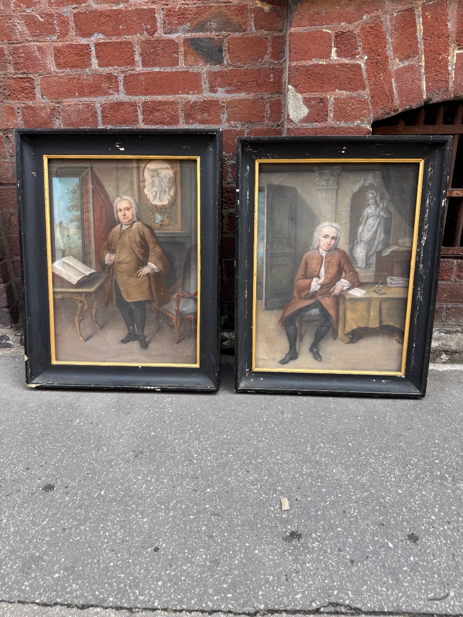 Pair Of 18th-century Pastels