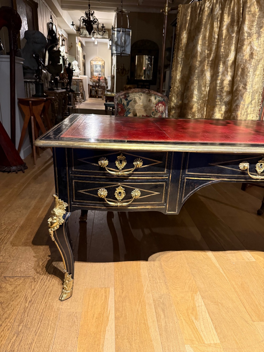 Bureau plat régence -photo-2