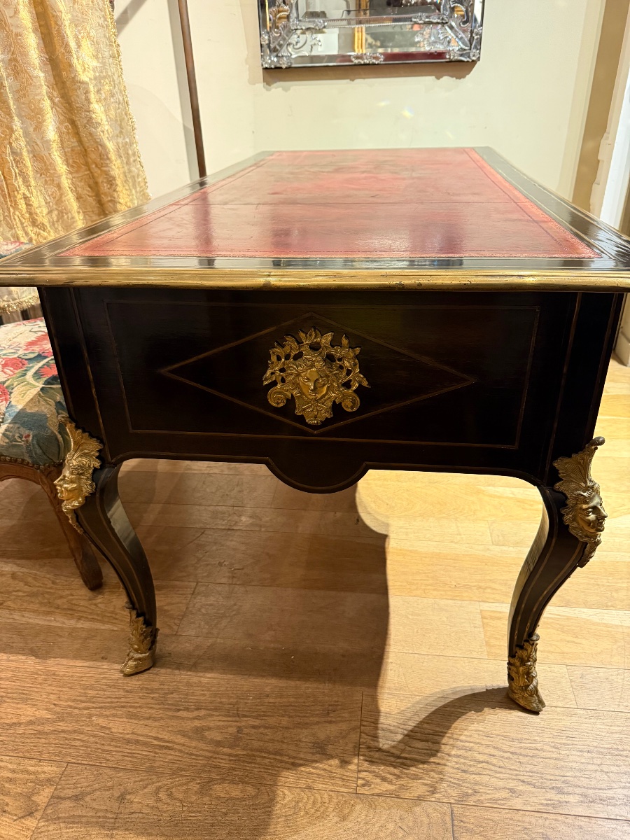 Bureau plat régence -photo-3