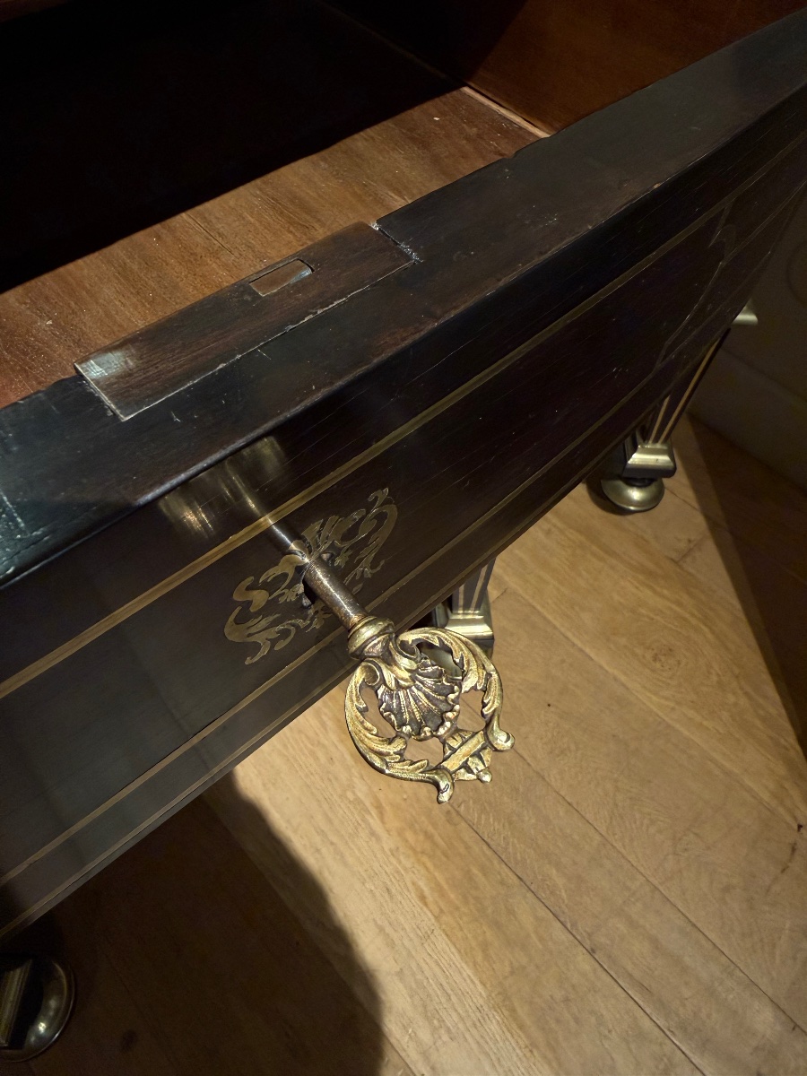 Bureau mazarin double face XVIIe-photo-1