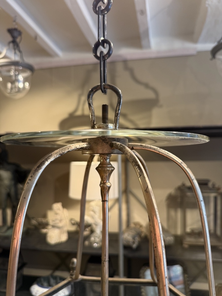 Silver-plated Brass Lantern -photo-3