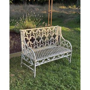 Neo-gothic Cast Iron Bench 