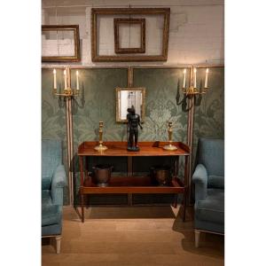 Desserte acajou L XVI