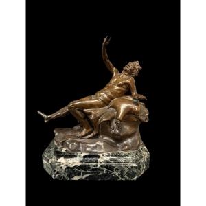 Bronze satyre ivre 