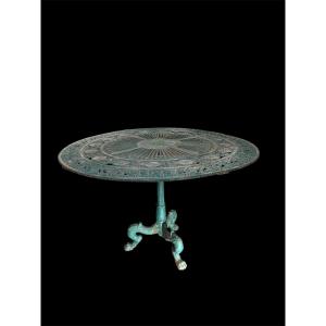 Guéridon vers 1800 fonte 