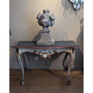 Paire de pierres polyèdres 