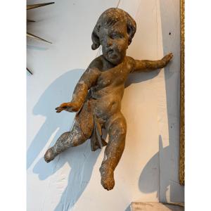 17th-century Wooden Angel