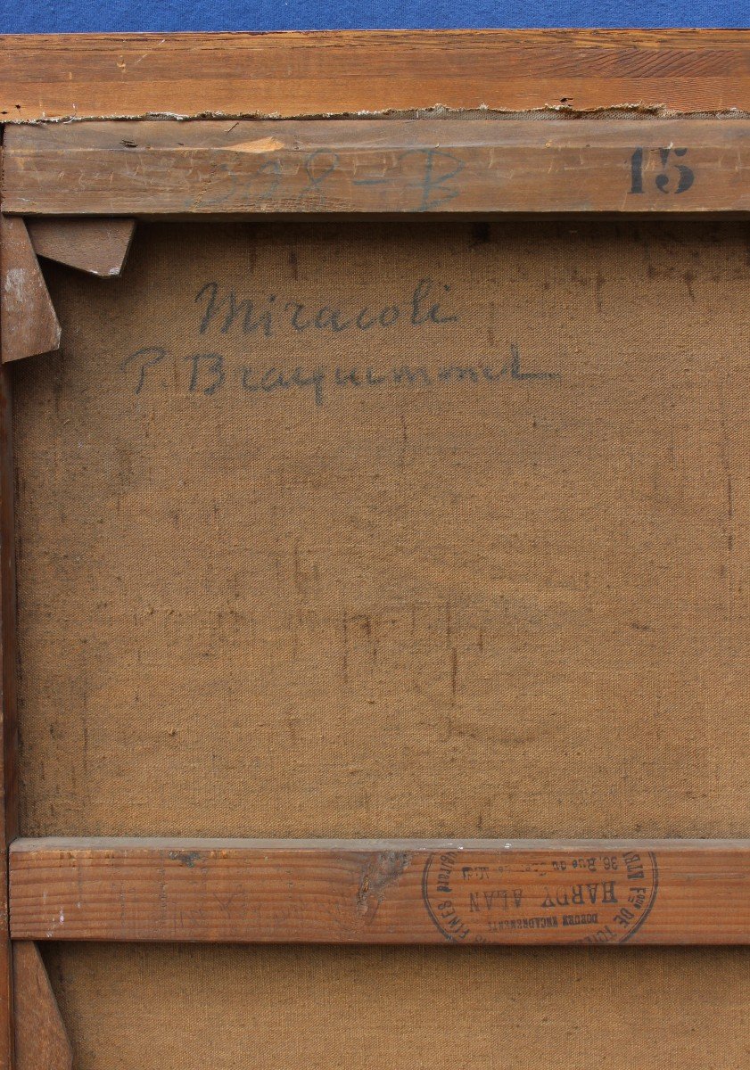 P. Bracquemond (1870-1926) - Church Of Ste Marie Des Miracles 1907 In Venice-photo-4