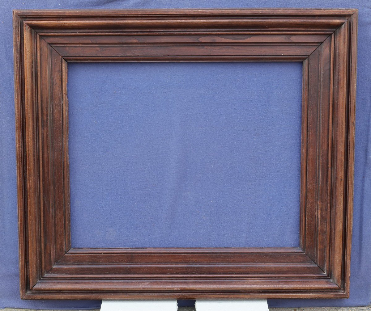 Large Oak Wood Frame View 62x50 Cm-photo-3
