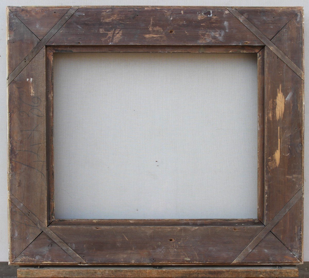 Rennaissance Style Frame Early 20th Century Golden For 8f 46x38 Cm-photo-5