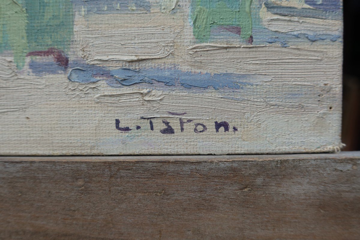 Jardin et Palais du Luxembourg, Paris. Ecole XXè, L. Tafon-photo-1