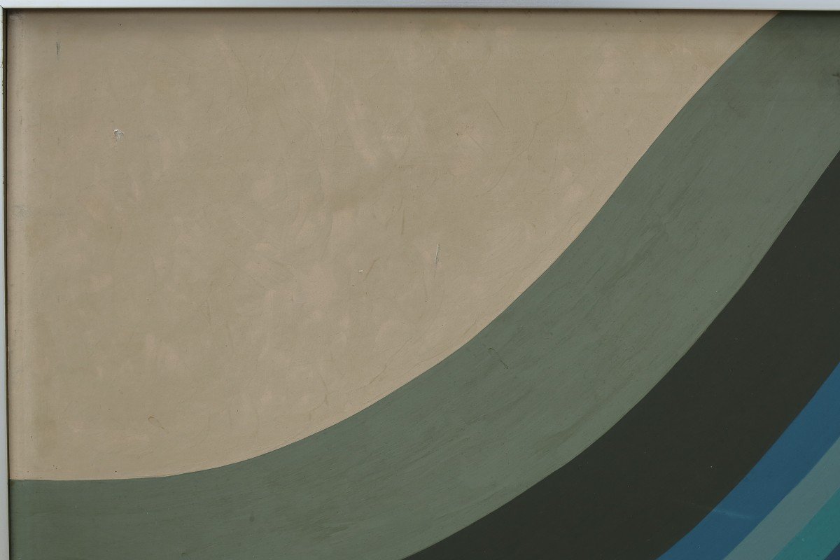 Abstract Composition 1970s. Arlette Martin (1924-2020)-photo-3