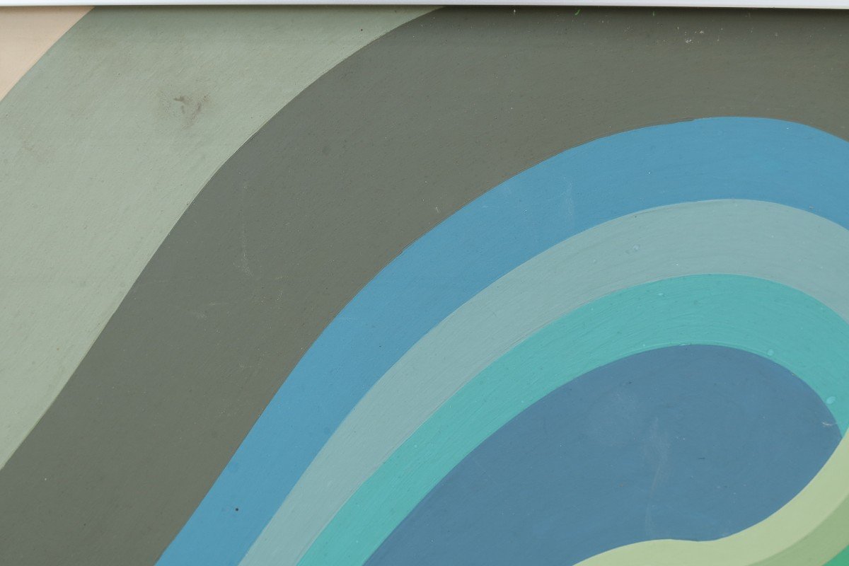 Abstract Composition 1970s. Arlette Martin (1924-2020)-photo-1