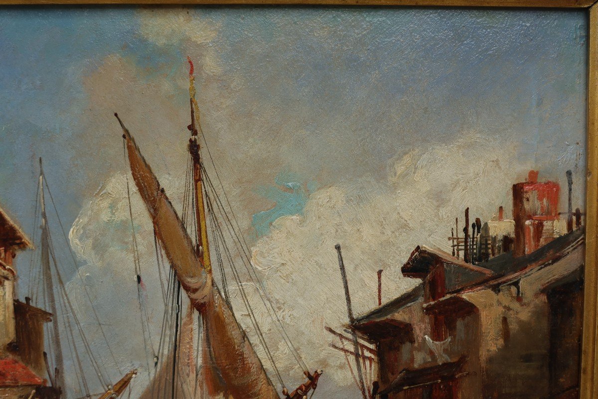 Proantic: Animated Marine 1874, Normandy Port? émile-raphaël Maréch
