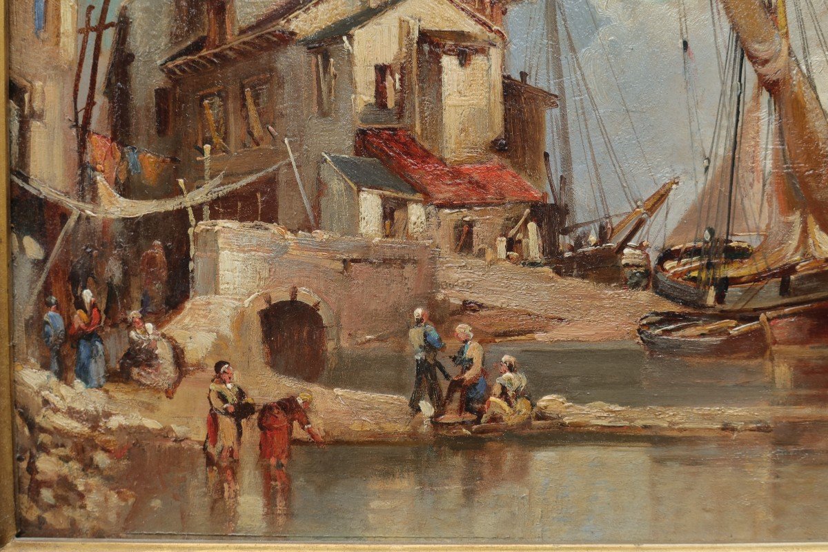 Proantic: Animated Marine 1874, Normandy Port? émile-raphaël Maréch