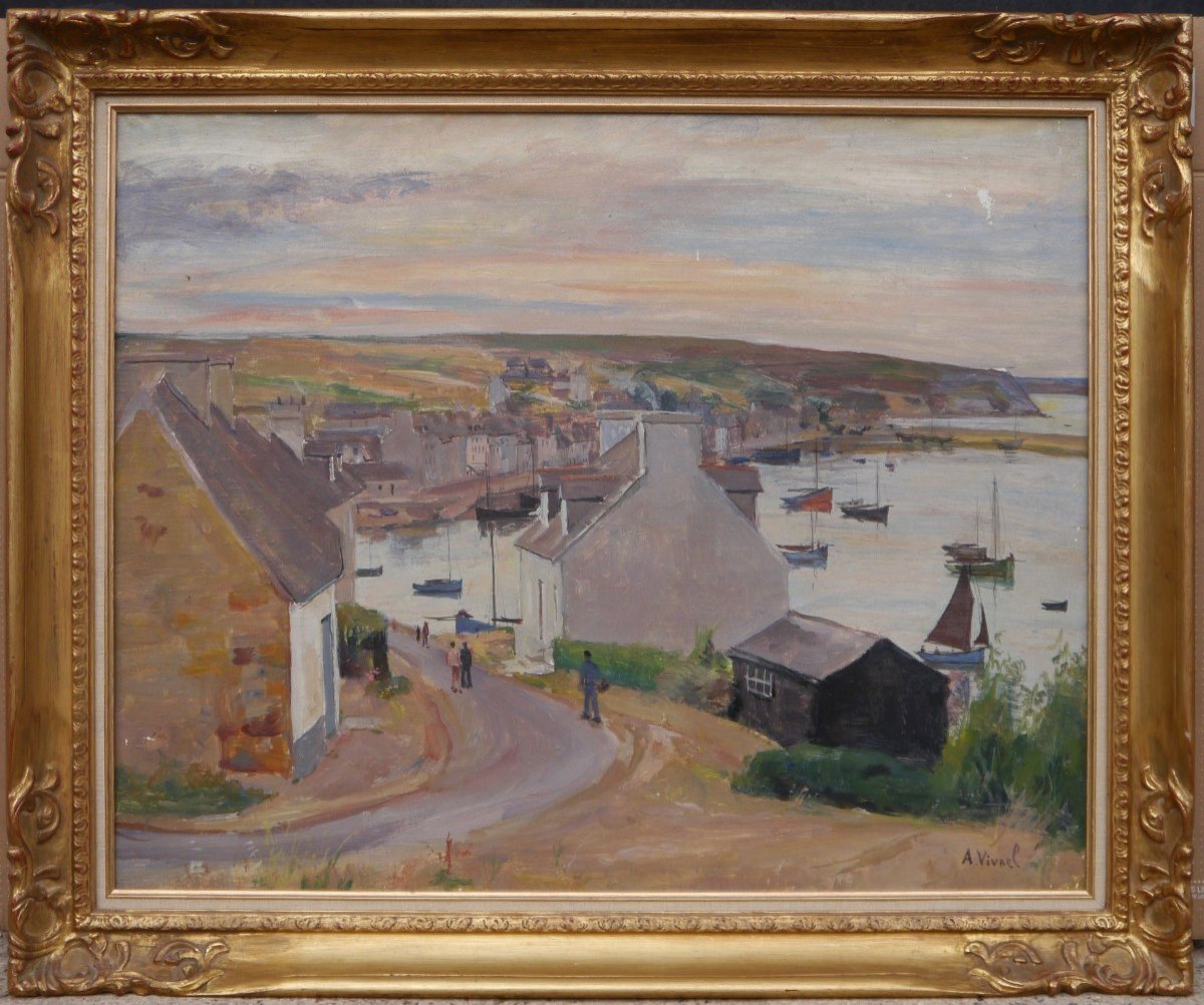 Camaret Sur Mer. André Léon Vivrel (1886-1976)-photo-2