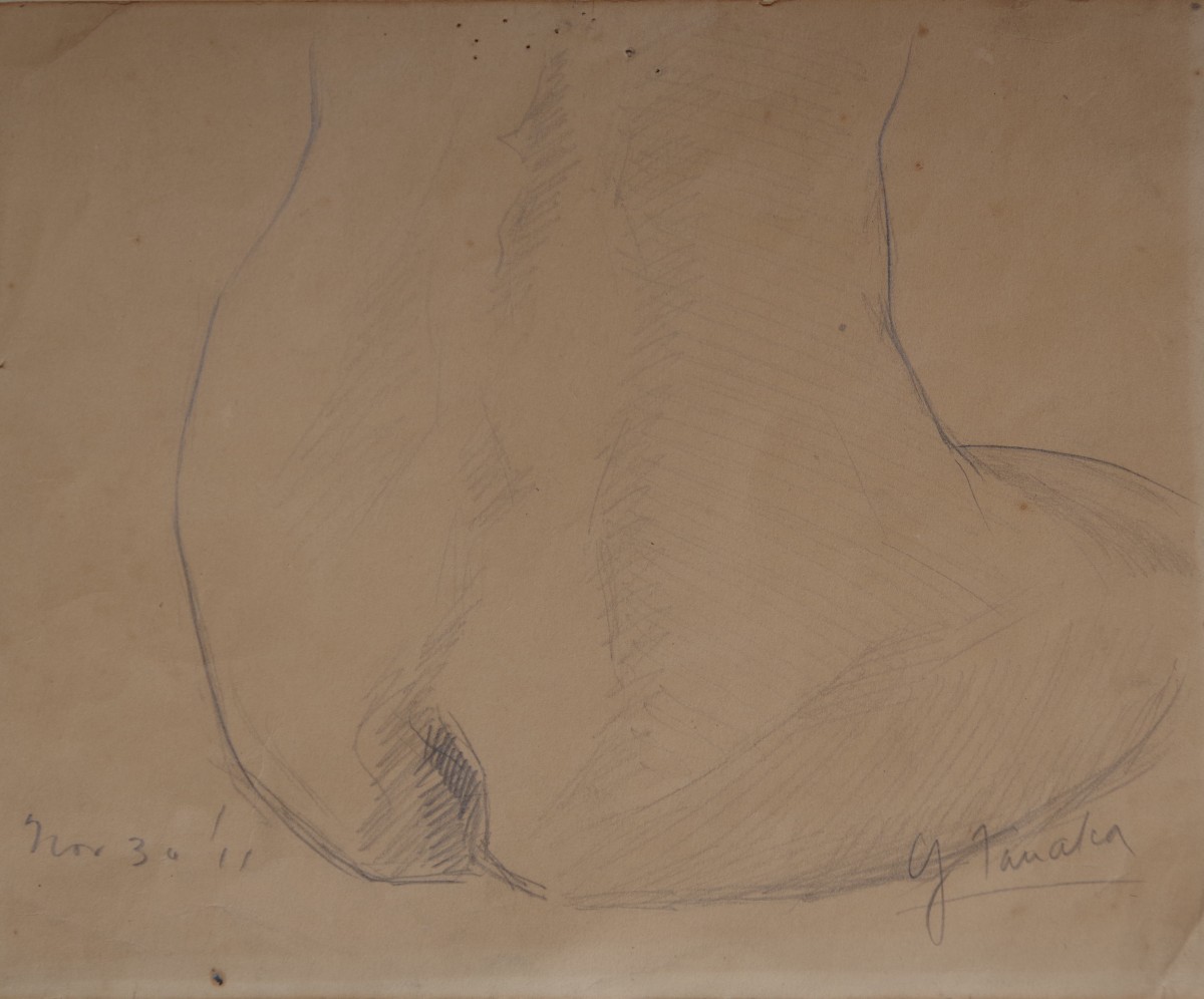 Naked. Yasushi Tanaka (1886-1941)