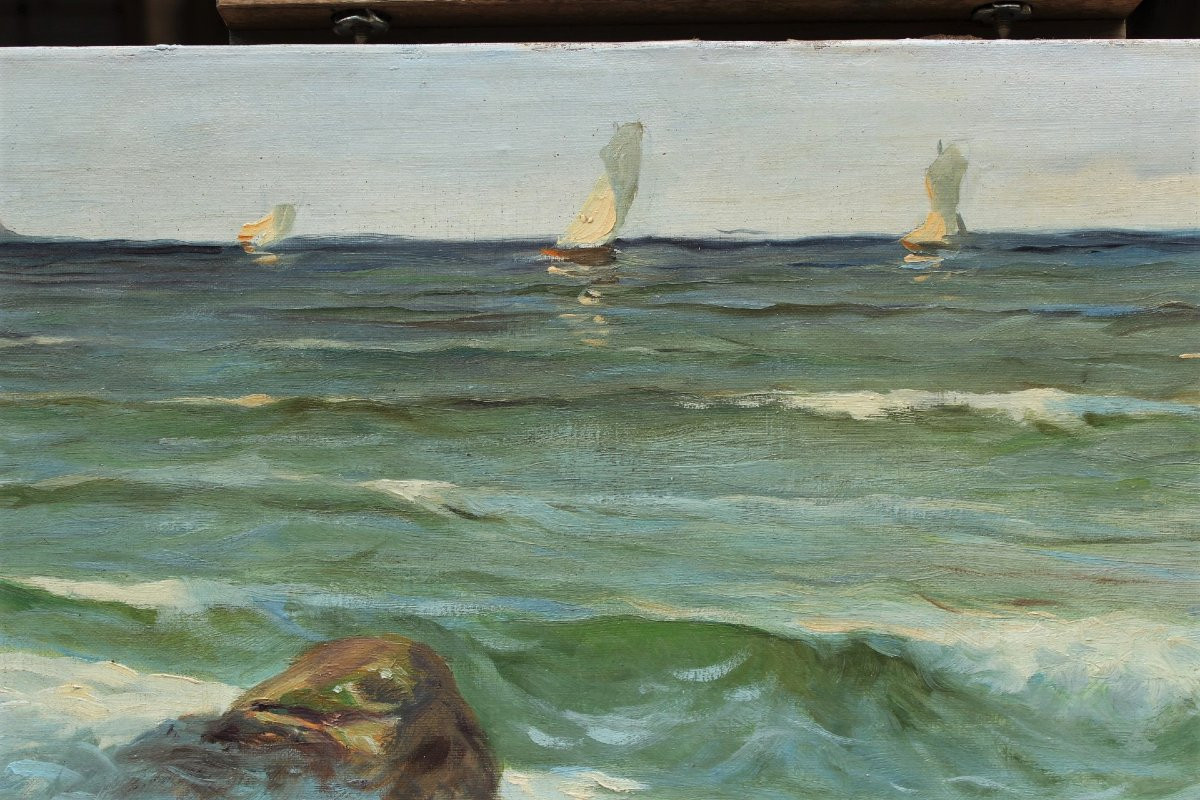  Arpoador In Rio De Janeiro, Brazil 1913. César Alexandre Formenti (1874-1944)-photo-1