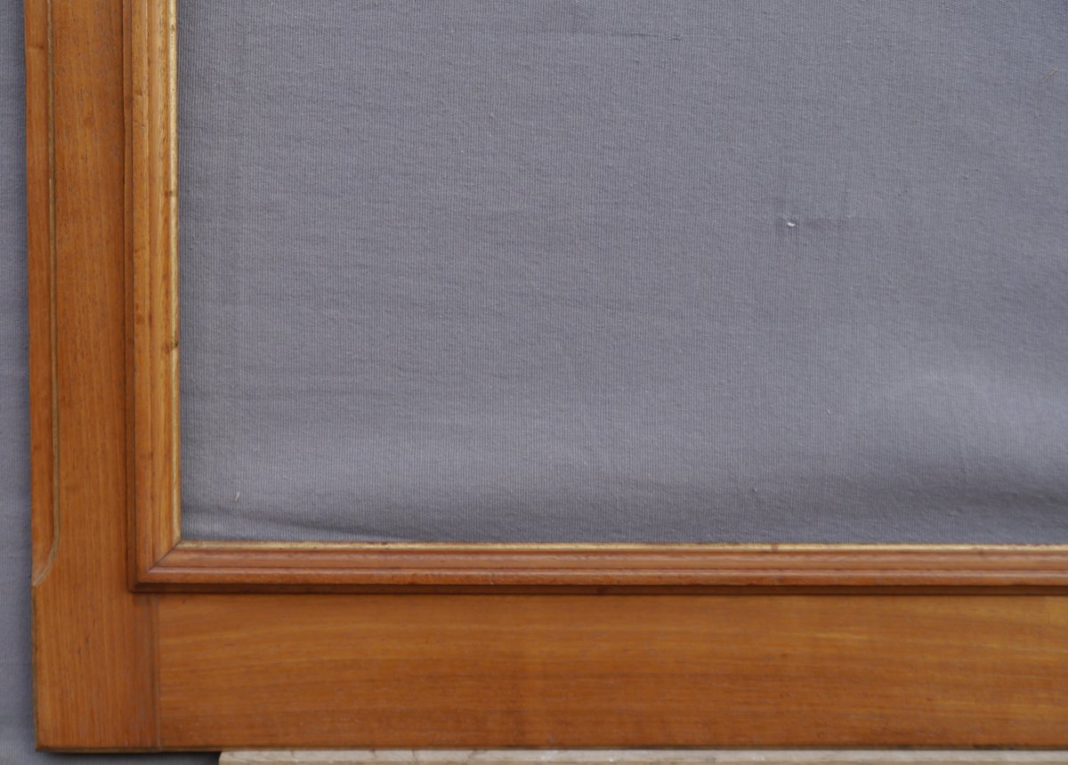 Art Nouveau Walnut Frame, View 45.5/43x69 Cm-photo-6