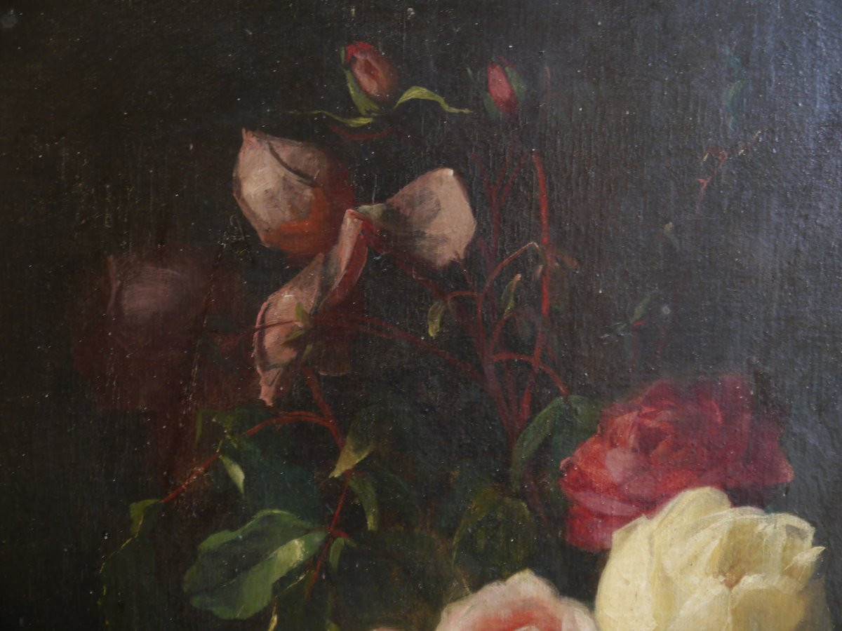 Jean BENNER (1836-1906). Roses-photo-1