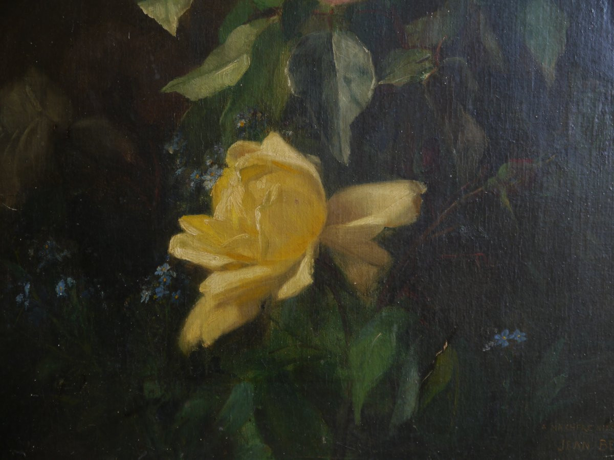 Jean BENNER (1836-1906). Roses-photo-4