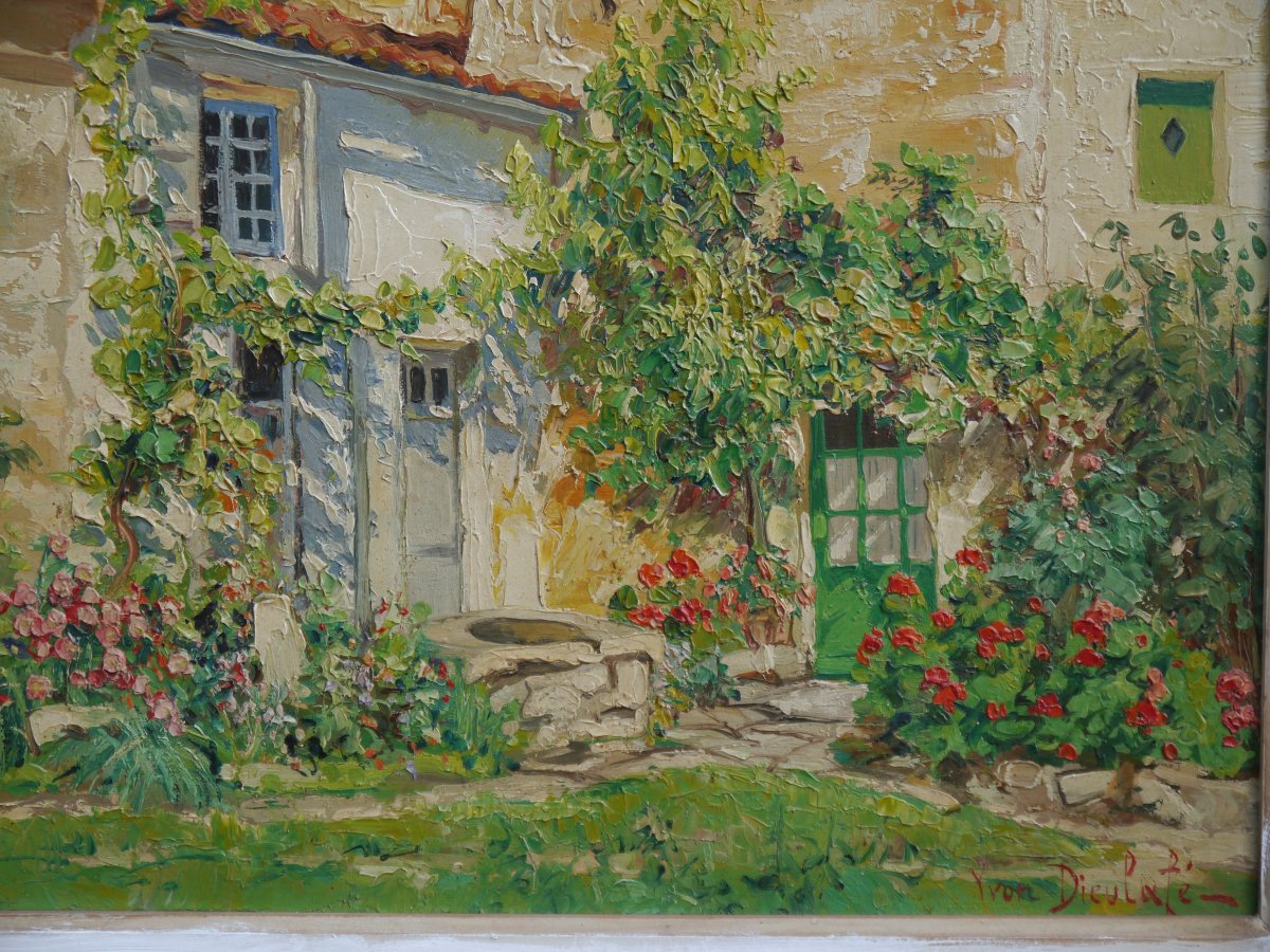Un jardin sous le soleil. Yvon DIEULAFE (1903-1990)-photo-4