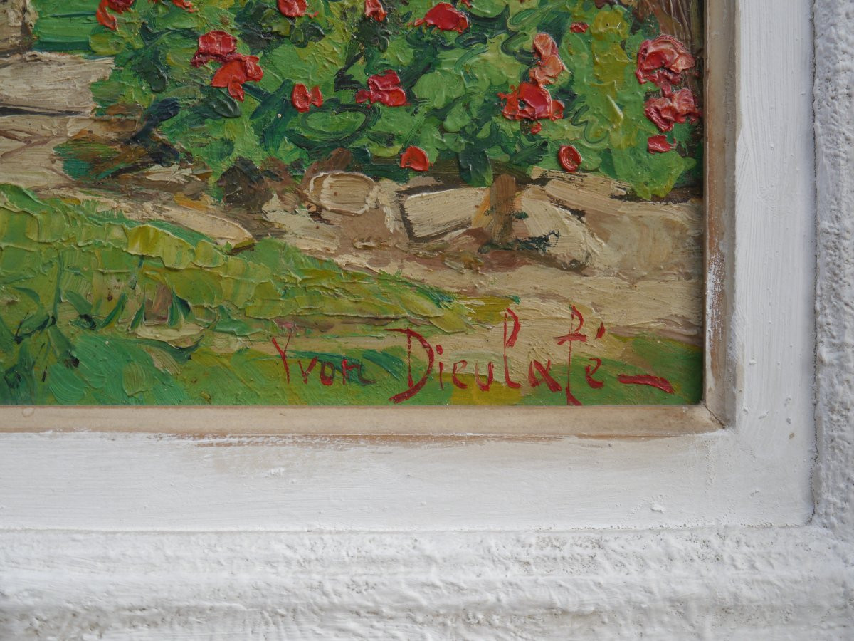 Un jardin sous le soleil. Yvon DIEULAFE (1903-1990)-photo-3