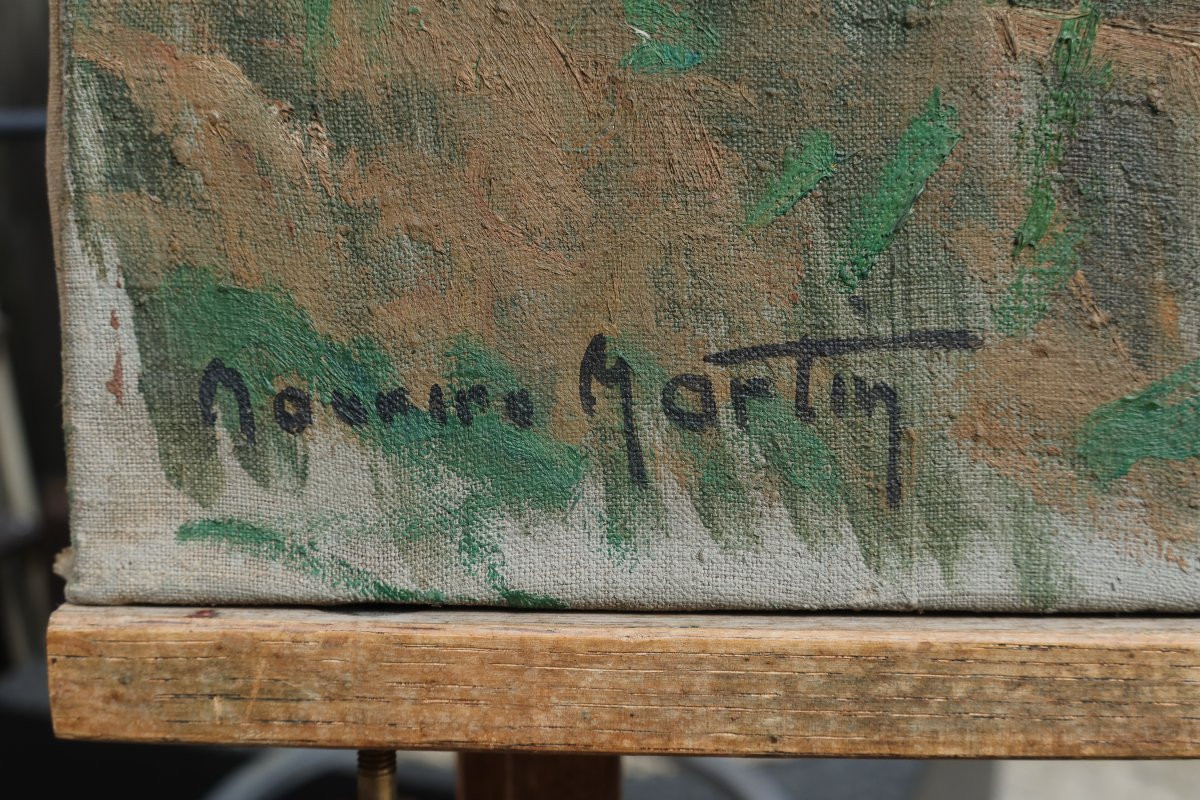 Moret-sur-Loing, le bateau lavoir. MAURICE-MARTIN (1894-1978)-photo-4