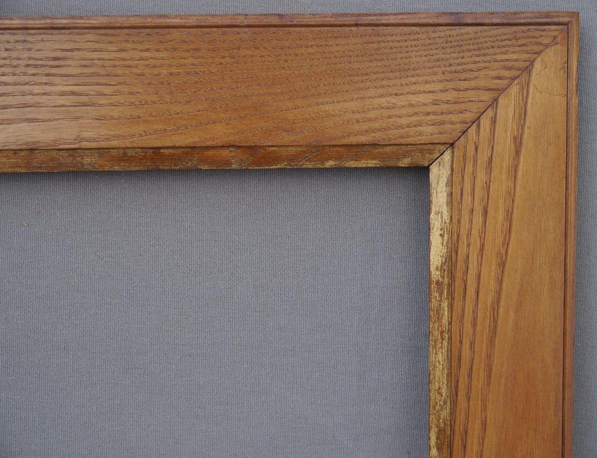 Oak Wood Frame, Flat Profile, 61x54 Cm View-photo-2