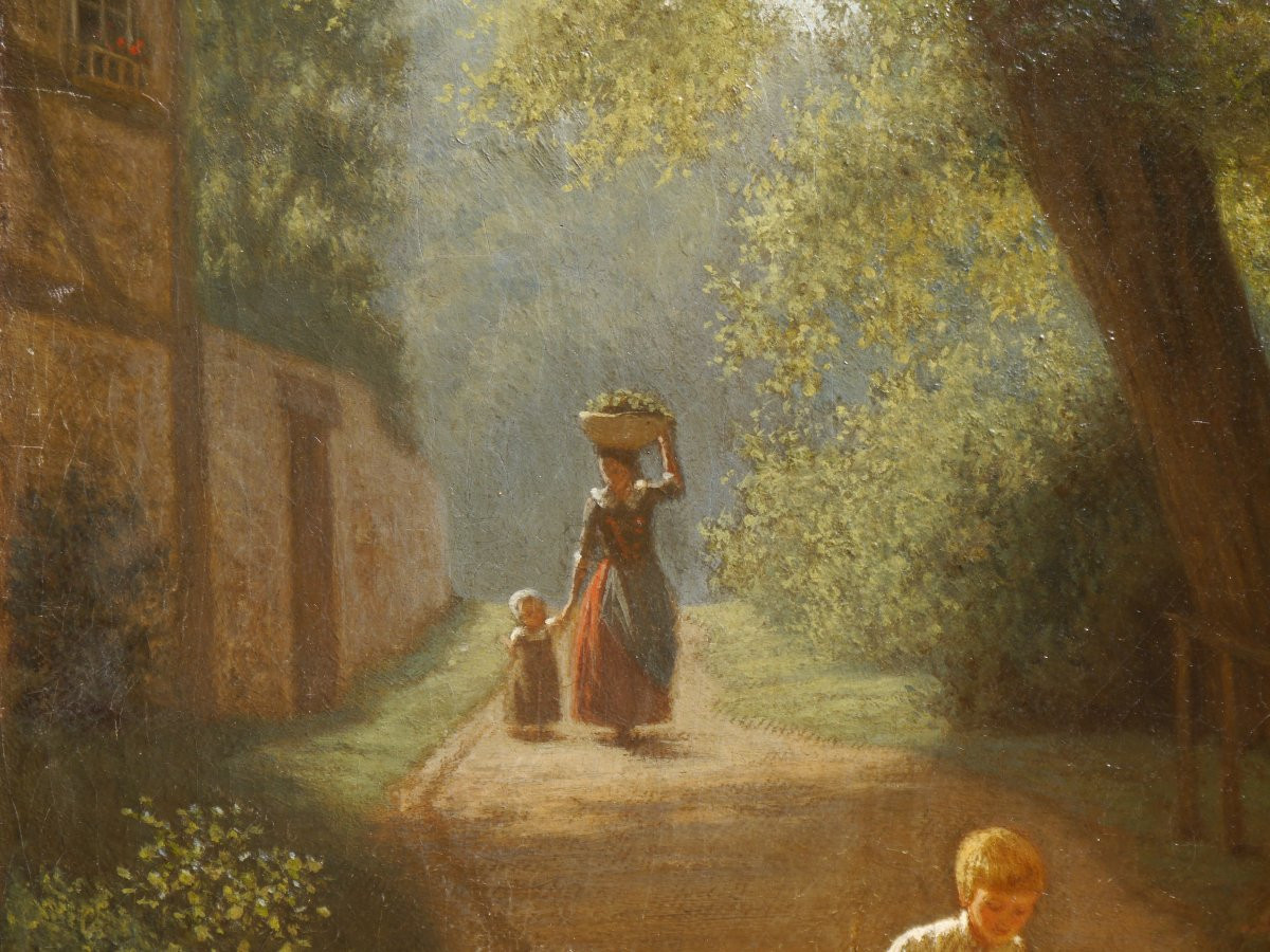 The Little Stagecoach. Emil Gottlieb Schuback (1820-1902)-photo-7