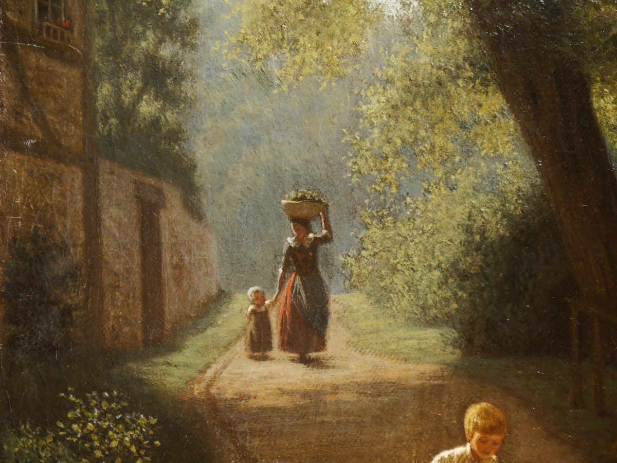 The Little Stagecoach. Emil Gottlieb Schuback (1820-1902)-photo-7