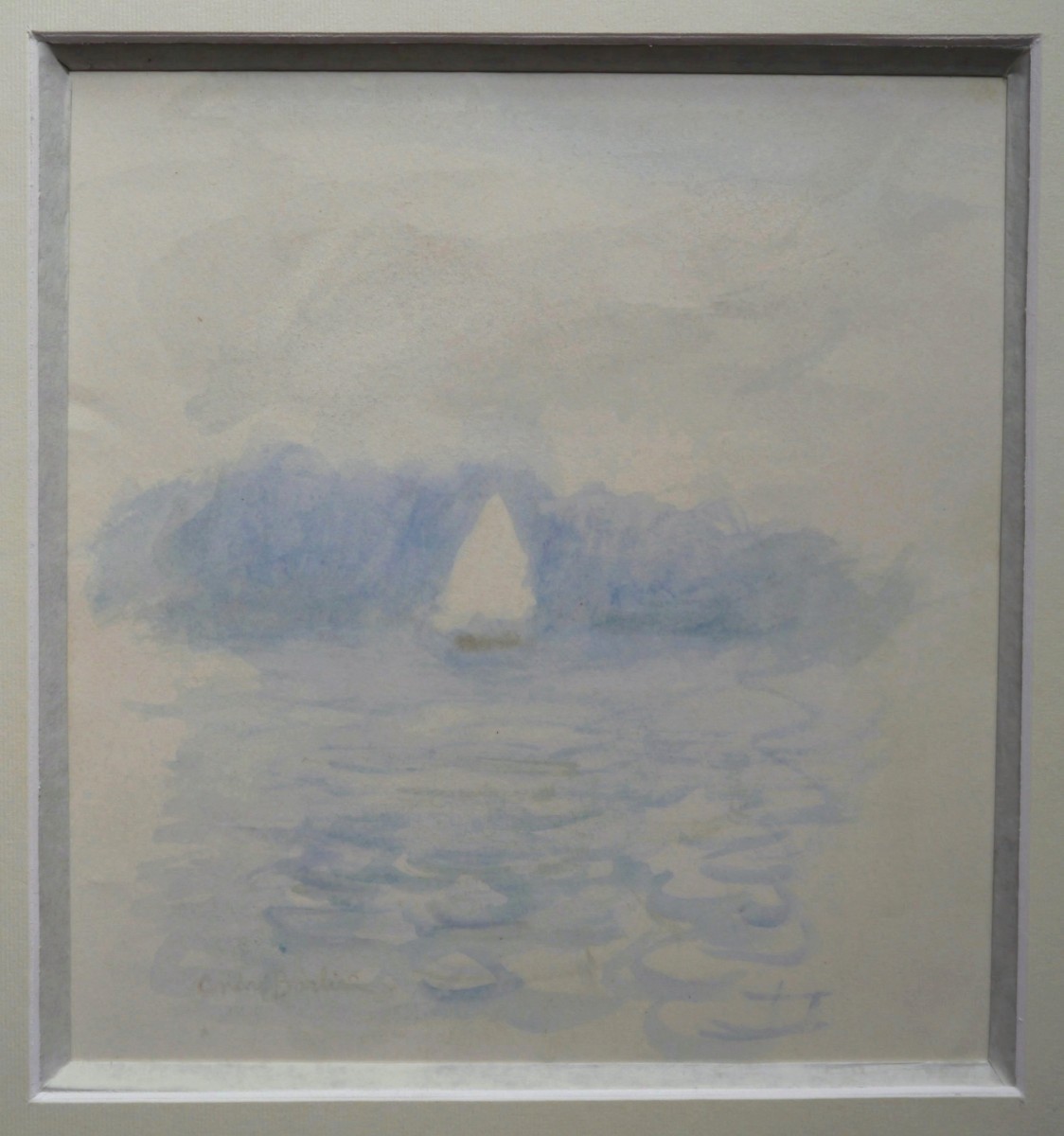 André BARBIER (1883-1970). Le voilier