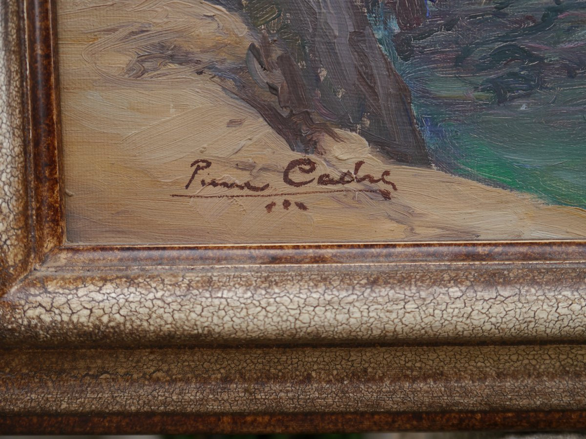 Belle-ile En Mer, The Needles Of Port-coton. Pierre Cadre (1884-1972)-photo-3