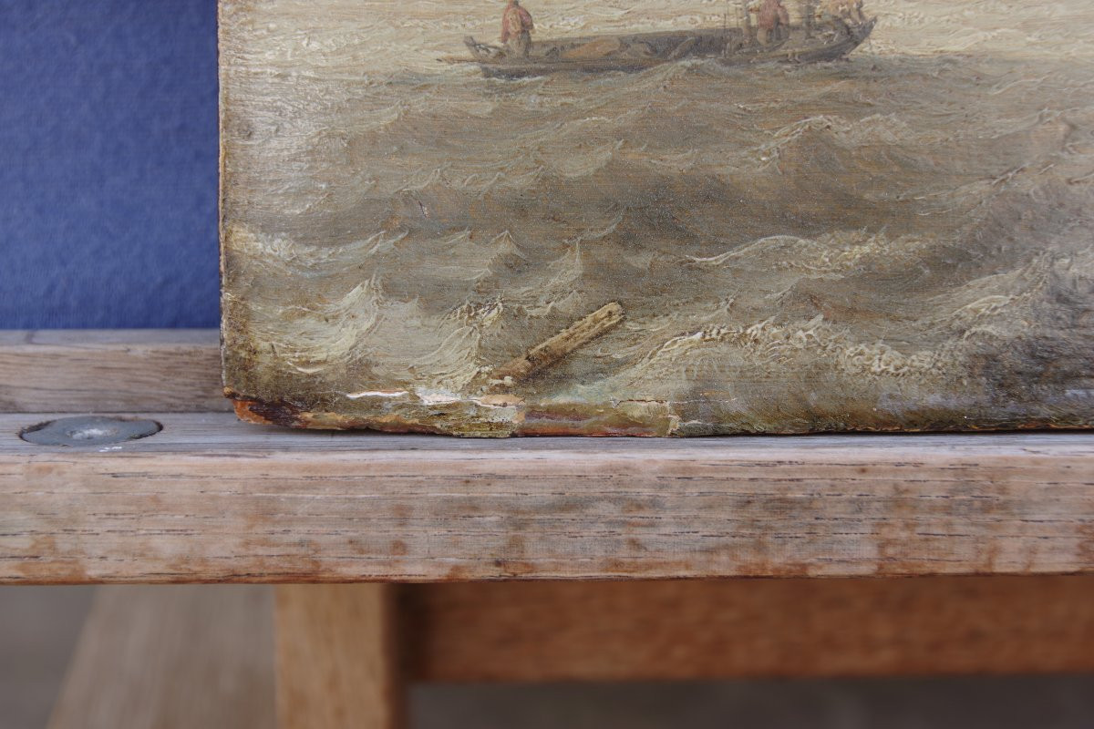 Bonaventura I PEETERS (1614-1652). Marine hollandaise-photo-7
