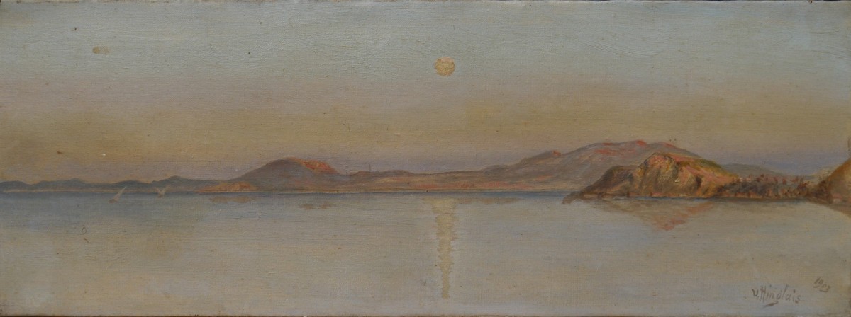 Twilight Over The Gulf Of Stora In Algeria 1903, V. Hinglais (19th-20th)