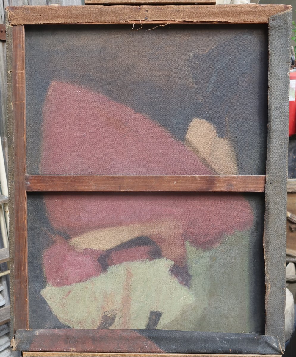 William MACKILLOP ou McKILLOP (1878-1937). Jeune fille pensive.-photo-4