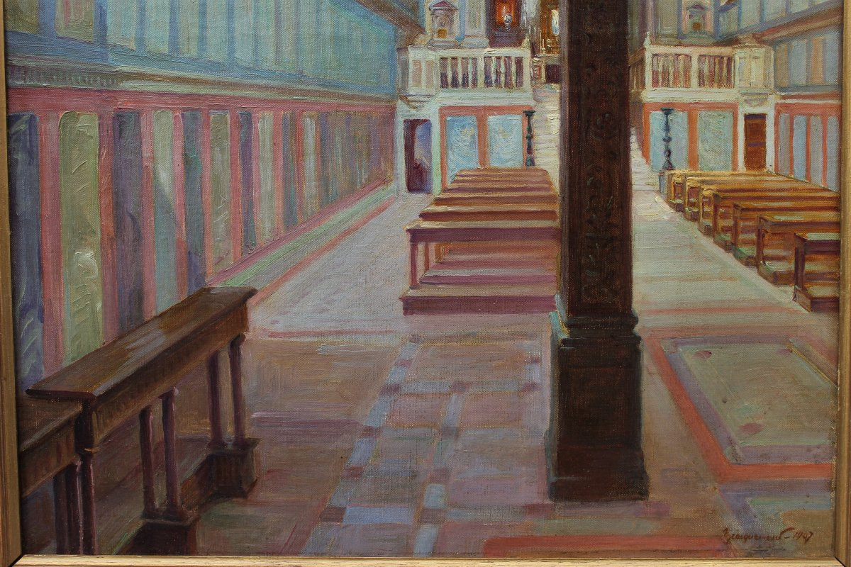 P. Bracquemond (1870-1926). Church Of St. Mary Of Miracles 1907 In Venice-photo-1