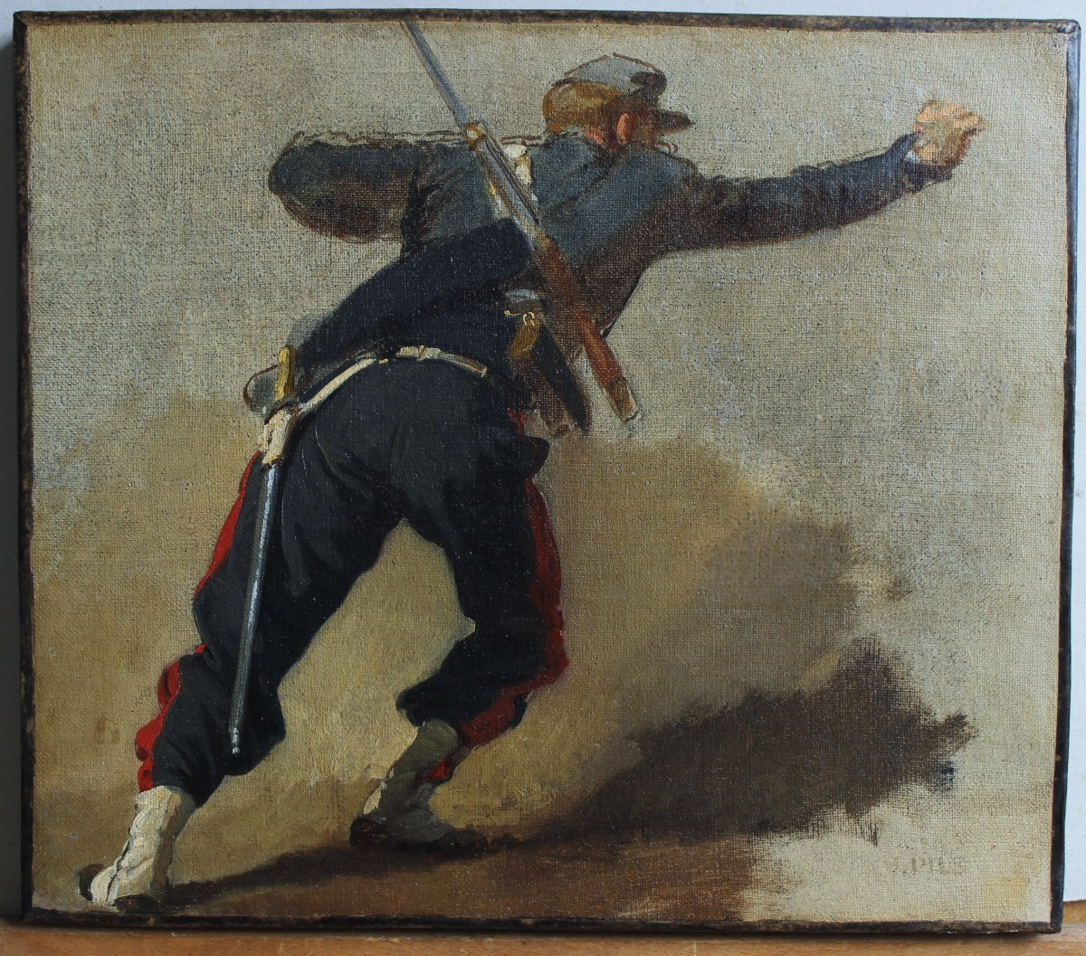  Isidore Pils (1813/15-1875) - Study For The Battle Of Alma In Crimea-photo-2