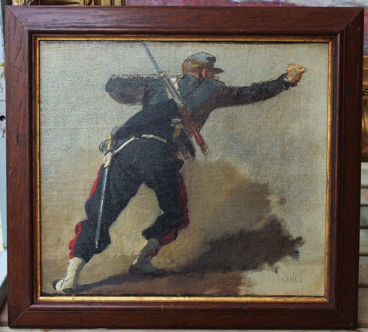  Isidore Pils (1813/15-1875) - Study For The Battle Of Alma In Crimea-photo-3