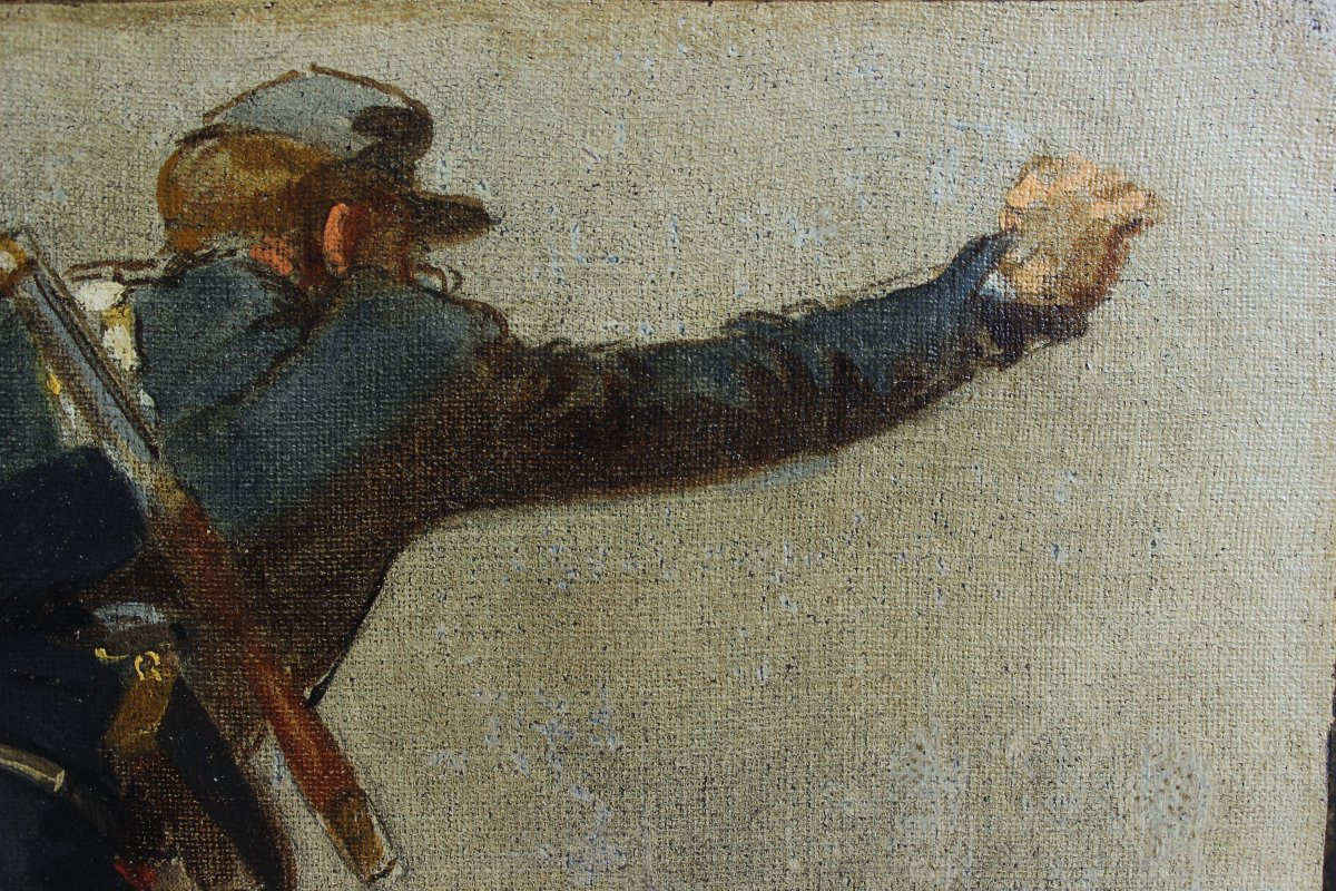  Isidore Pils (1813/15-1875) - Study For The Battle Of Alma In Crimea-photo-1