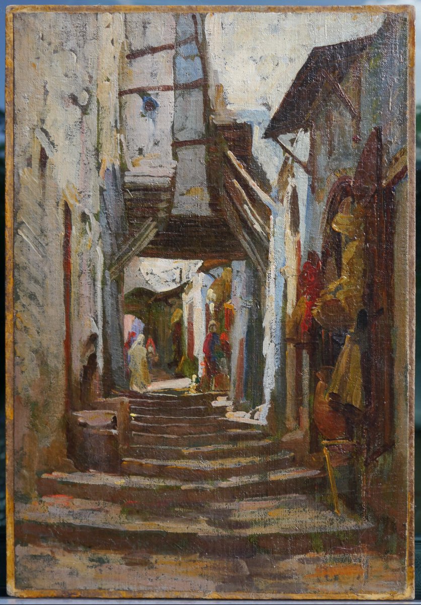 La Casbah d'Alger. Jules ROUSSET (1840-1921) -photo-2