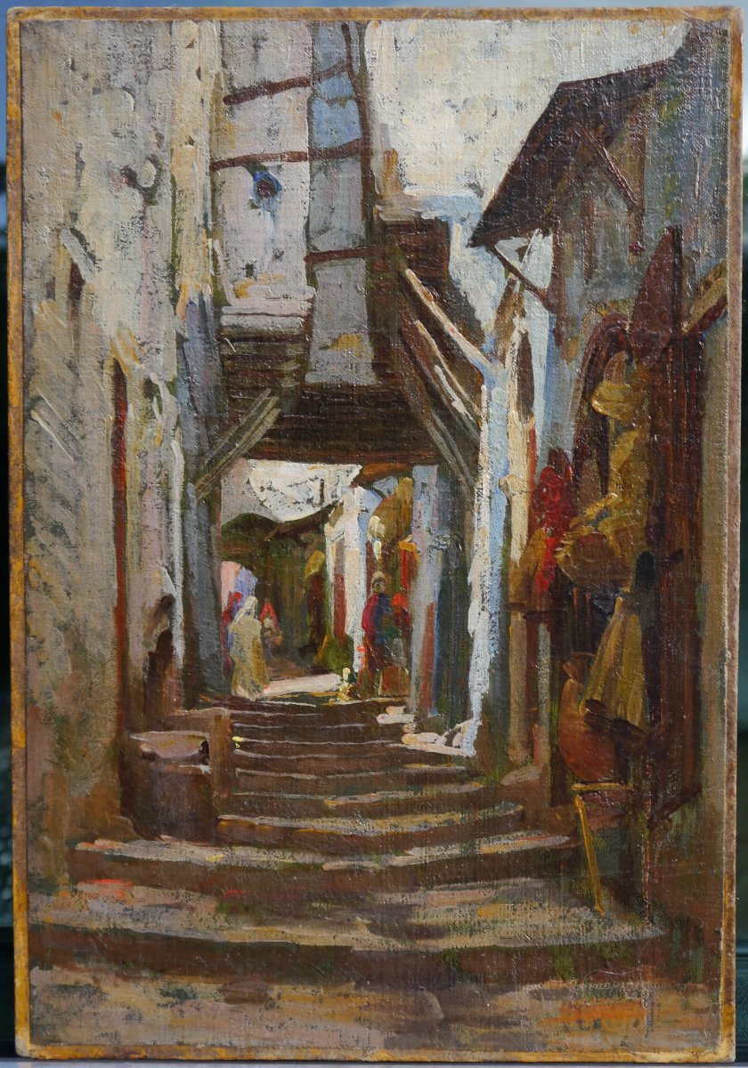 La Casbah d'Alger. Jules ROUSSET (1840-1921) -photo-3