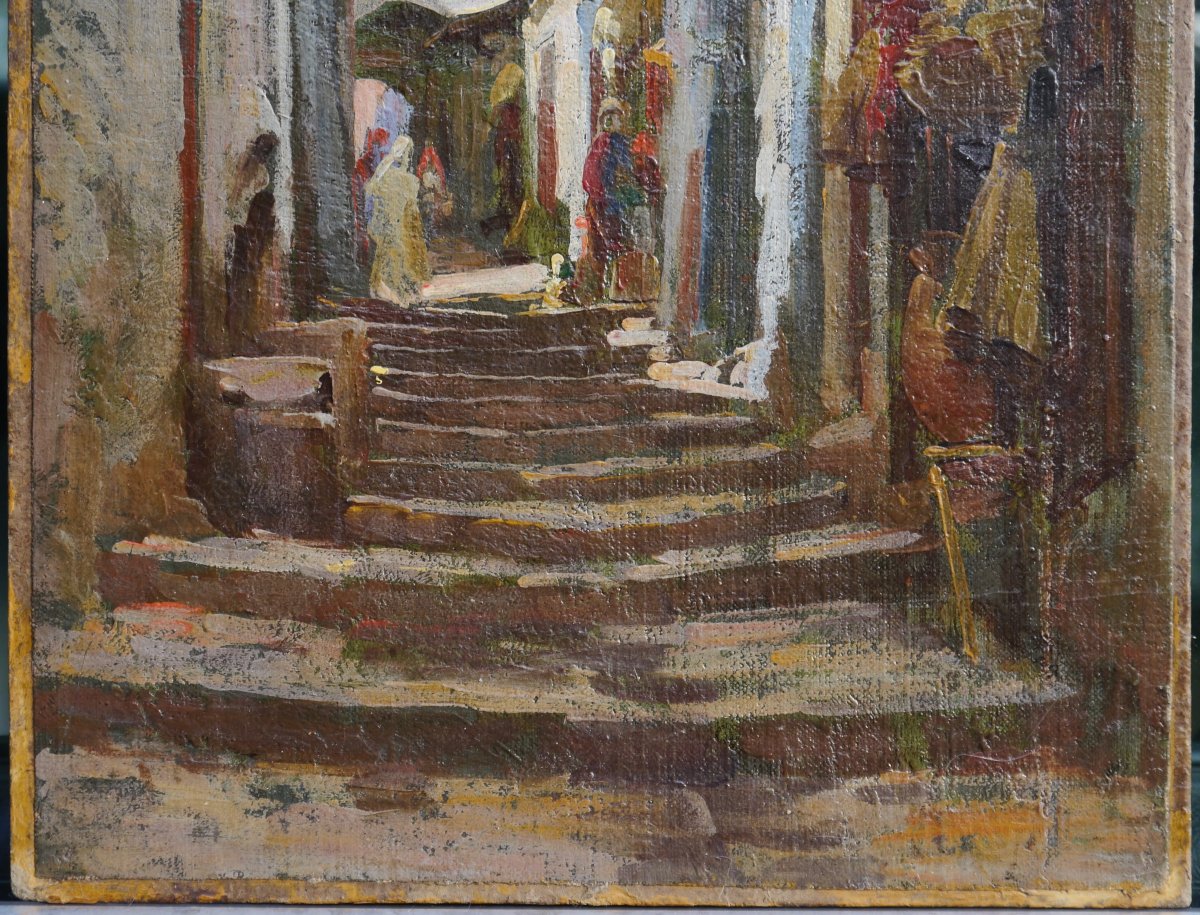 La Casbah d'Alger. Jules ROUSSET (1840-1921) -photo-1