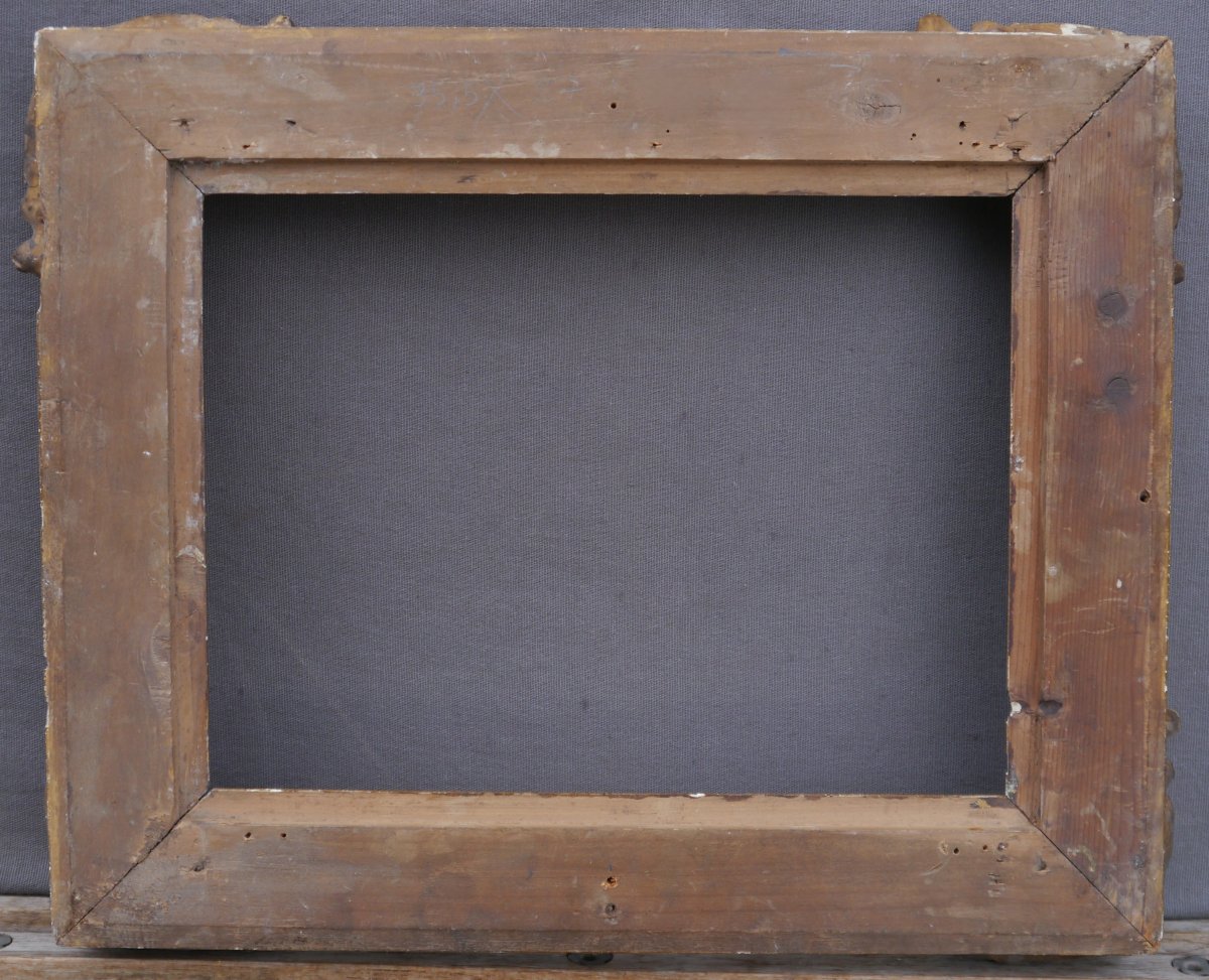 Cadre dor&eacute; Louis Philippe vue  33,3 x 24,5/25 cm,format 5F-photo-8